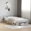 Image de Cadre De Lit Avec Tiroir Sans Matelas Gris Béton 90x190 Cm Vidaxl
