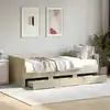 Image de Lit De Jour Avec Tiroirs Sans Matelas Chêne Sonoma 75x190 Cm Vidaxl