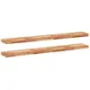 Image de Étagères Flottantes 2 Pcs 120x20x4 Cm Acacia Massif À L'huile Vidaxl
