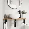 Image de Vidaxl dessus de meuble de salle de bain non traité bois d'acacia
