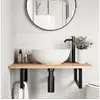 Image de Vidaxl dessus de meuble de salle de bain non traité bois d'acacia