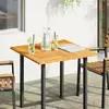 Image de Dessus De Table 80x80x2,2 Cm Carré Bois Massif D'acacia Vidaxl