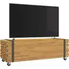 Image de Table Basse 110x45x35 Cm Bois Massif De Teck Vidaxl