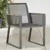 Image de Chaises De Jardin Lot De 4 Noir Résine Tressée Vidaxl