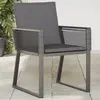 Image de Chaises De Jardin Avec Coussins Lot De 2 Noir Résine Tressée Vidaxl
