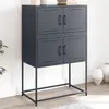 Image de Buffet Anthracite 68,5x38,5x107 Cm Acier Vidaxl