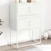 Image de Buffet Blanc 68,5x38,5x107 Cm Acier Vidaxl