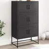 Image de vidaXL Buffet noir 68 5x38 5x123 5 cm acier 846488