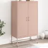 Image de Buffet Haut Rose 68,5x38,5x123,5 Cm Acier Vidaxl