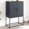 Image de Buffet Haut Anthracite 68,5x38,5x107 Cm Acier Vidaxl