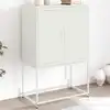Image de Buffet Haut Blanc 68,5x38,5x107 Cm Acier Vidaxl