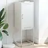 Image de Buffet Haut Blanc 36x39x107 Cm Acier Vidaxl
