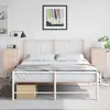 Image de Tables De Chevet 2 Pcs Rose 36x39x78 Cm Acier Vidaxl