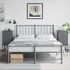 Image de Tables De Chevet 2 Pcs Anthracite 36x39x78 Cm Acier Vidaxl