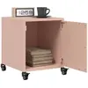 Image de Tables De Chevet 2 Pcs Rose 36x39x43,5 Cm Acier Vidaxl
