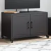Image de Meuble Tv Noir 68x39x43,5 Cm Acier Vidaxl
