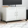 Image de Meuble Tv Blanc 68x39x43,5 Cm Acier Vidaxl