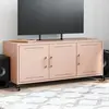 Image de Meuble Tv Rose 100,5x39x43,5 Cm Acier Vidaxl