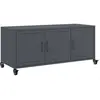 Image de Meuble Tv Anthracite 100,5x39x43,5 Cm Acier Vidaxl
