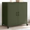 Image de vidaXL Buffet Armoire avec Porte Placard avec Rangement Organisateur de Salle de Séjour Salon Maison Intérieur Vert 846660