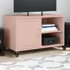 Image de Meuble Tv Rose 68x39x43,5 Cm Acier Vidaxl