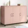 Image de Buffet Rose 100,5x39x72 Cm Acier Vidaxl