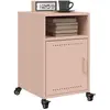 Image de Tables De Chevet 2 Pcs Rose 36x39x59 Cm Acier Vidaxl