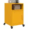 Image de Tables De Chevet 2 Pcs Jaune Moutarde 36x39x59 Cm Acier Vidaxl