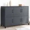 Image de Buffet Anthracite 100,5x39x72 Cm Acier Vidaxl