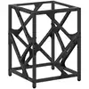 Image de Table Basse Avec Dessus En Verre Transparent 30x30x41 Cm Acier Vidaxl