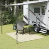 Image de vidaXL Tapis de tente crème 4x2 m tapis de camping tapis de camping pour lextérieur sous-couche de tapis tapis de sol 4008494