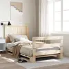 Image de Cadre De Lit Sans Matelas Avec Tête De Lit 100x200 Cm Vidaxl