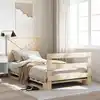Image de Cadre De Lit Sans Matelas Avec Tête De Lit 100x200 Cm Vidaxl