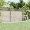 Image de vidaXL Clapier Cage à Lapin avec Porte lEnclos pour Poules Parc dExtérieur pour Canards Petits Animaux Argenté Acier 3281531