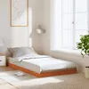 Image de vidaXL Cadre de lit sans matelas cire marron 90x200 cm bois pin massif 847153