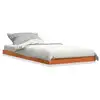 Image de Vidaxl cadre de lit sans matelas marron 90x200 cm bois pin massif