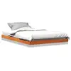 Image de Vidaxl cadre de lit sans matelas marron 120x190cm bois pin massif