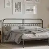 Image de Tête De Lit De Remplacement Métal Noir 193 Cm Vidaxl