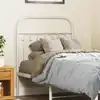 Image de Tête De Lit De Remplacement Métal Blanc 75 Cm Vidaxl