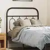 Image de Tête De Lit De Remplacement Métal Noir 80 Cm Vidaxl