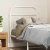 Image de Tête De Lit De Remplacement Métal Blanc 75 Cm Vidaxl