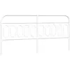 Image de Tête De Lit De Remplacement Métal Blanc 200 Cm Vidaxl