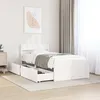 Image de vidaXL Cadre de lit sans matelas blanc 90x200 cm bois de pin massif 846793