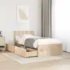 Image de Cadre De Lit Sans Matelas 75x190 Cm Bois De Pin Massif Vidaxl