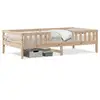 Image de Vidaxl cadre de lit sans matelas 90x200 cm bois de pin massif