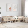 Image de vidaXL Cadre de lit sans matelas 80x200 cm bois massif de pin 846976
