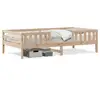 Image de Vidaxl cadre de lit sans matelas 90x190 cm bois de pin massif
