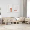 Image de Cadre De Lit Sans Matelas 75x190 Cm Bois De Pin Massif Vidaxl