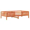 Image de Vidaxl cadre de lit sans matelas marron 75x190 cm bois pin massif