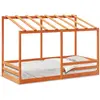 Image de Lit Pour Enfants Sans Matelas Cire Marron 90x200 Cm Pin Massif Vidaxl